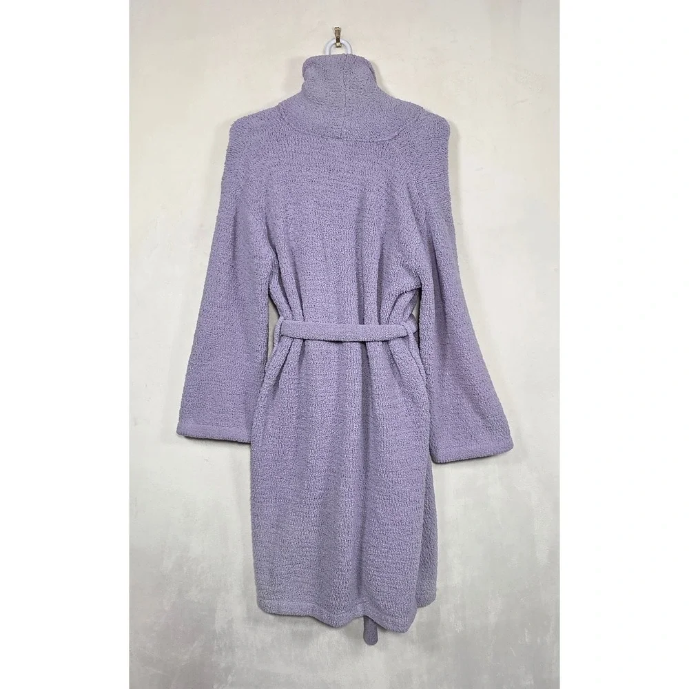 Susie Coelho Style Plush Robe Women's One Size Lavender Belted Loungewear